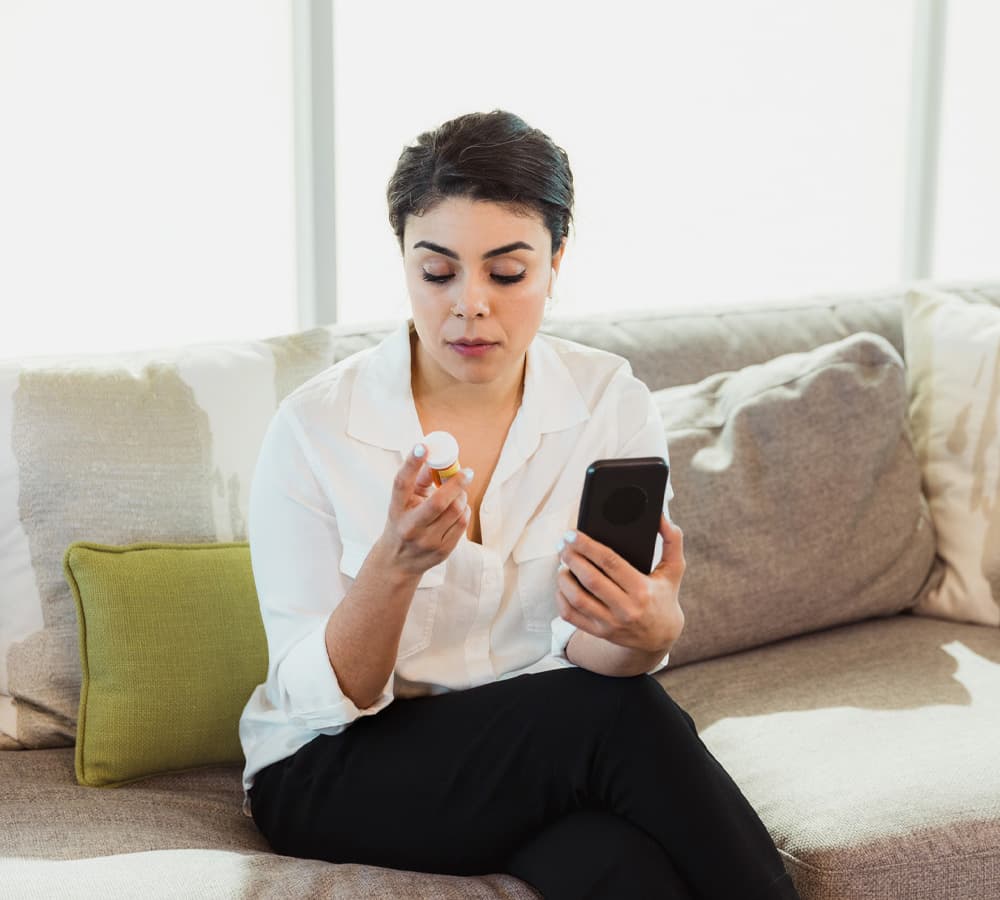 Iuka pharmacist answering a question.